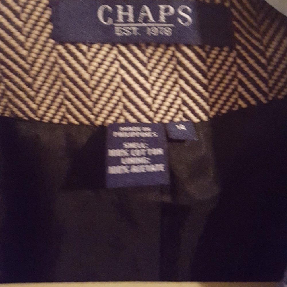 Chaps fully lined blazer - Picture 2 of 4